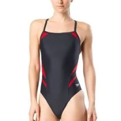 Speedo Girl's PowerFlex Eco Tone Setter Splice Flyback -Women Sales Store 7719916 972