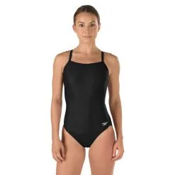 Speedo Women's PowerFLEX Eco Core Solid Flyback