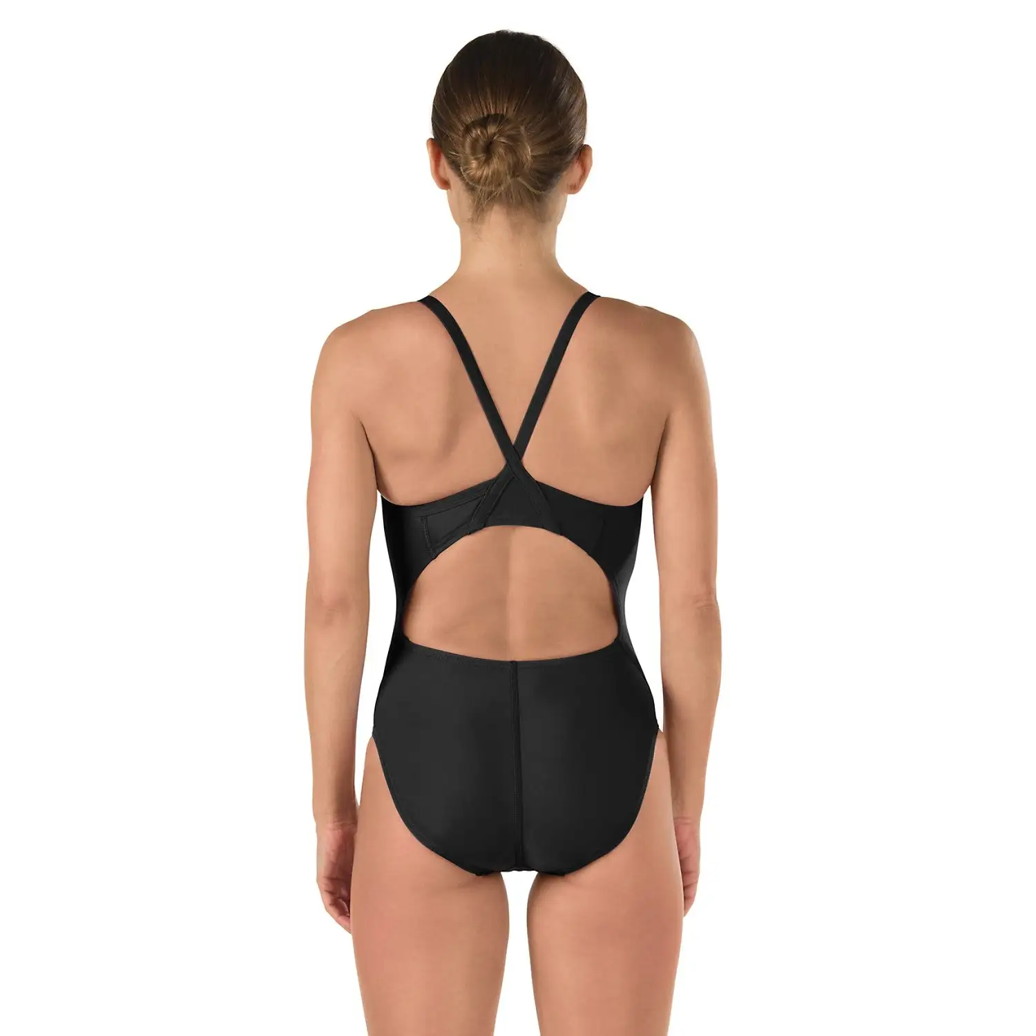 Speedo Women's PowerFLEX Eco Core Solid Flyback 4 Speedo Women's PowerFLEX Eco Core Solid Flyback - Image 2