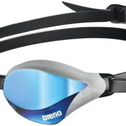 Arena Cobra Core Swipe Mirrored Goggles -Women Sales Store ArenaCOBRACoreSwipeMirroredSilverBlue