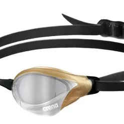 Arena Cobra Core Swipe Mirrored Goggles -Women Sales Store ArenaCOBRACoreSwipeMirroredSilverGold