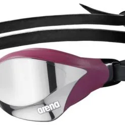 Arena Cobra Core Swipe Mirrored Goggles -Women Sales Store ArenaCOBRACoreSwipeMirroredSilverRedWine