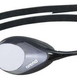 Arena Cobra Swipe Mirrored Goggles -Women Sales Store ArenaCOBRASwipeMirroredSilverBlack