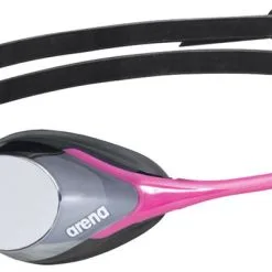 Arena Cobra Swipe Mirrored Goggles -Women Sales Store ArenaCOBRASwipeMirroredSilverPink
