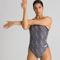 Arena Girl's Kikko Challange Back One Piece -Women Sales Store ArenaKikkoChallengeBackBlack