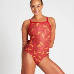 Arena Women's Lightning Light Drop Back One Piece