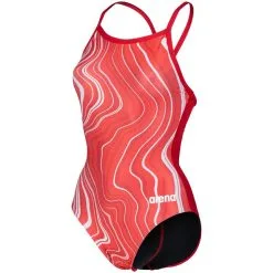 Arena Women's Marbled Light Drop Back One Piece