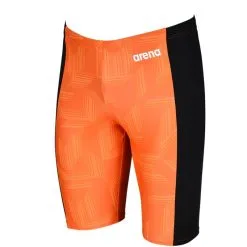 Arena Boy's Puzzled Jammer -Women Sales Store ArenaPuzzledJammerBlackOrange