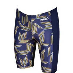 Arena Boy's Puzzled Jammer -Women Sales Store ArenaPuzzledJammerNavyYellowStar