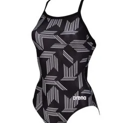 Arena Girl's Puzzled Light Drop Back One Piece -Women Sales Store ArenaPuzzledLightDropBlack