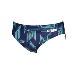 Arena Boy's Puzzled Brief -Women Sales Store ArenaPuzzledRacerNavySoftGreen