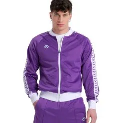 Arena Relax IV Team Jacket -Women Sales Store ArenaRelaxIVTeamJacketPurpleWhite