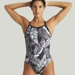Arena Girl's Tropicals Pro Light Drop Back One Piece -Women Sales Store ArenaTropicalsLightDropBlack