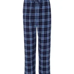 Boxercraft Flannel Pants With "SWIMMING" Down The Leg