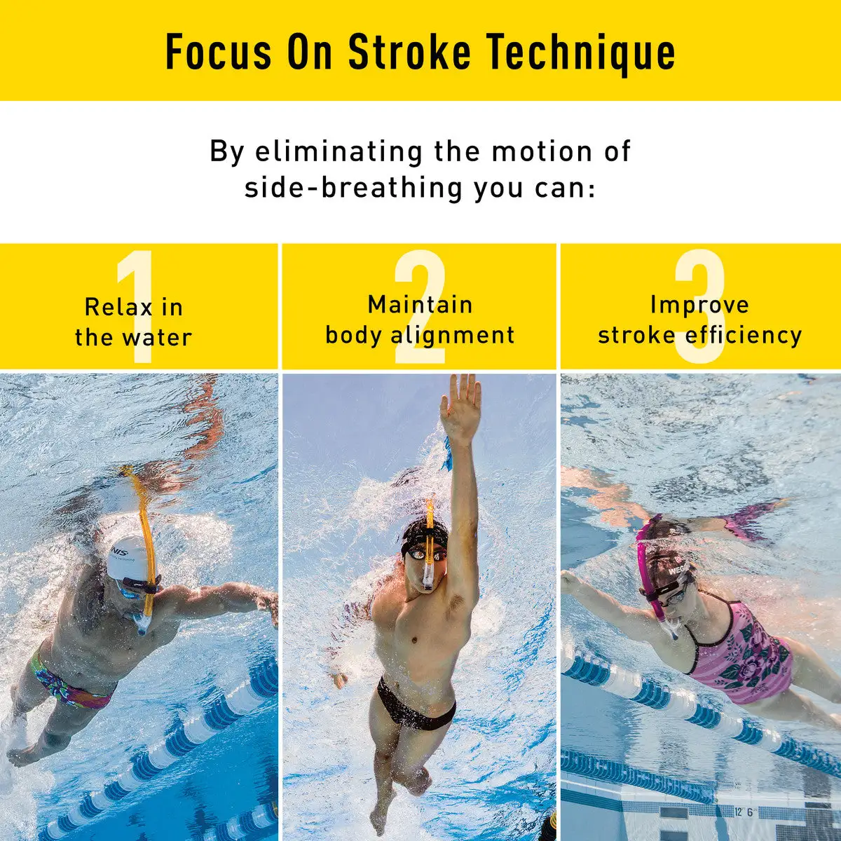 Finis Swimmer's Snorkel 5 Finis Swimmer's Snorkel - Image 3