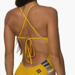 JOLYN Women's Gavin2 Back Onesie -Women Sales Store JolynGavin2MustardMultBack