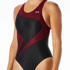 TYR Girl's Alliance T-Splice Maxfit Swimsuit -Women Sales Store MALIT1 063 alt05