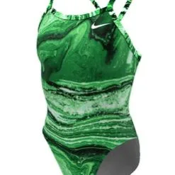 Nike Girl's Crystal Wave Racerback One Piece -Women Sales Store NikeCrystalWaveRacerbackGreen ef609cb1 e7d8 49c5 8fa3 0318a7142845