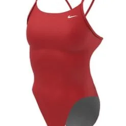 Nike Women's Solid Cutoutfit Suit -Women Sales Store NikeHydrastrongSolidsCutoutUniversityRed