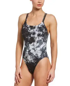 Nike Women's Hydrastrong Tie Dye Spiderback One Piece 11 Nike Women's Hydrastrong Tie Dye Spiderback One Piece - Image 9