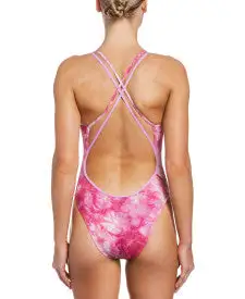 Nike Women's Hydrastrong Tie Dye Spiderback One Piece 4 Nike Women's Hydrastrong Tie Dye Spiderback One Piece - Image 2