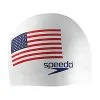 Speedo USA Flag Silicone Cap -Women Sales Store Speedo Flag Silicone Cap White