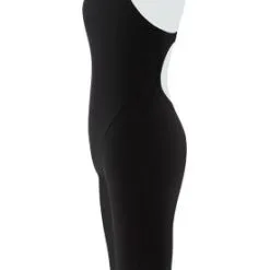 Speedo LZR Racer Pro Female Recordbreaker Kneeskin W/ Comfort Straps -Women Sales Store Speedo LZR Racer Pro Black Side