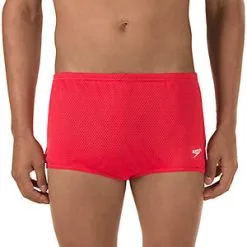 Speedo Solid Poly Mesh Trainer (Drag Suit) -Women Sales Store Speedo Solid Mesh Trainer Red