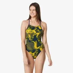 Speedo Women's Fusion Vibe CrossBack Onepiece Swimsuit