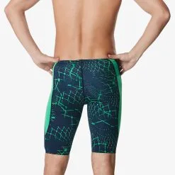 Speedo Boy's Galactic Highway Jammer -Women Sales Store SpeedoGalacticHighwayJammerBlueGreenBack