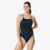 Speedo Girl's Galactic Highway One Back Onepiece Swimsuit