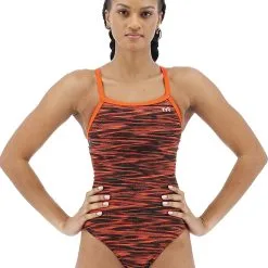 TYR Women's Fizzy Diamondfit Swimsuit -Women Sales Store TYRFizzyDiamondOrange 5d2c7b66 21ec 4296 b577 dc69c5576786