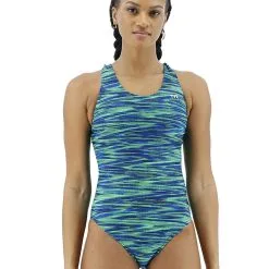 TYR Girl's Fizzy Maxfit Swimsuit -Women Sales Store TYRFizzyMaxBlueGreen