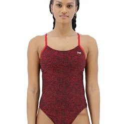 TYR Women's Lapped Cutoutfit Swimsuit -Women Sales Store TYRLappedCutoutRed 5392625a 914d 4fb1 85b8 a52997589e48