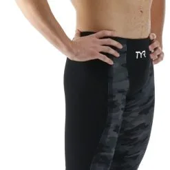 TYR Men's Shockwave High Waist Camo Jammer Tech Suit -Women Sales Store TYRShockwaveHWJammerCamoSide
