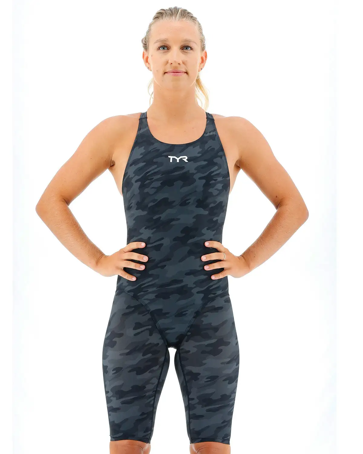 TYR Women's Thresher Camo Open Back 3 TYR Women's Thresher Camo Open Back