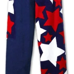 Kiki's Nation Towel Pants -Women Sales Store TowelPantsRedWhiteBlueStars 1