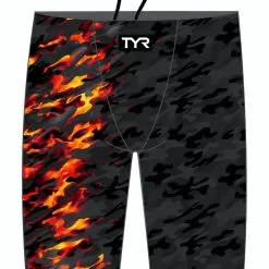 TYR Men's Venzo Camo Jammer Tech Suit -Women Sales Store VenzoCamoFireJammer