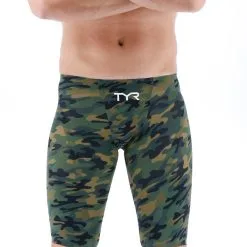 TYR Men's Venzo Camo High Waist Jammer Tech Suit