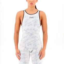 TYR Women's Venzo Camo Open Back Tech Suit 7 TYR Women's Venzo Camo Open Back Tech Suit -Women Sales Store VenzoCamoOpenBackWhite