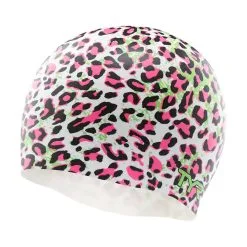 TYR Leopard Silicone Swim Cap