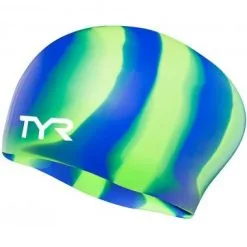 TYR Long Hair Silicone Swim Cap