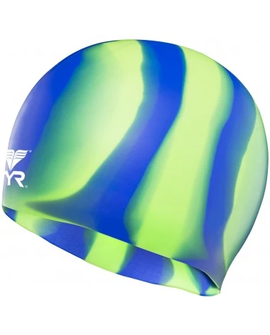 TYR Multi-Color Silicone Swim Cap 5 TYR Multi-Color Silicone Swim Cap - Image 3
