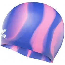 TYR Multi-Color Silicone Swim Cap 12 TYR Multi-Color Silicone Swim Cap -Women Sales Store lcsm 547 alt1