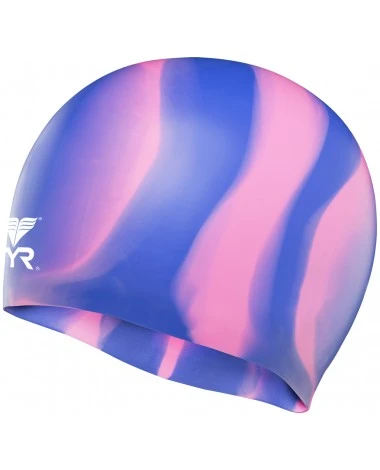 TYR Multi-Color Silicone Swim Cap 7 TYR Multi-Color Silicone Swim Cap - Image 5