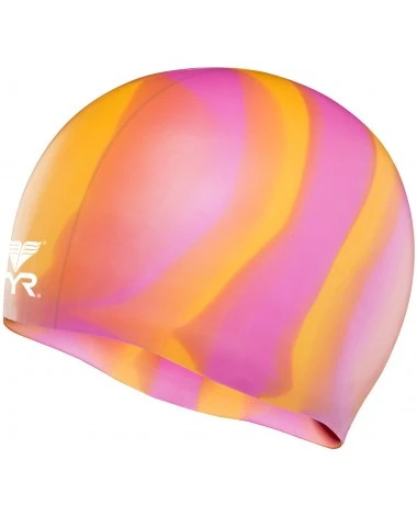 TYR Multi-Color Silicone Swim Cap 8 TYR Multi-Color Silicone Swim Cap - Image 6