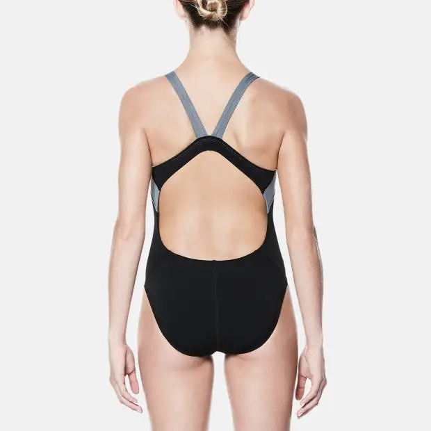 Nike Women's Poly Color Surge Fast Back One-Piece 4 Nike Women's Poly Color Surge Fast Back One-Piece - Image 2