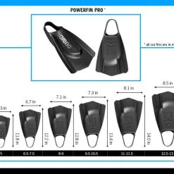 Arena Powerfin Pro 9 Arena Powerfin Pro -Women Sales Store size guide powerfin pro inches