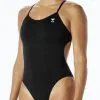TYR Girl's Solid Durafast Elite Solid Cutoutfit Swimsuit