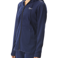 TYR Women's Alliance Podium Full Zip Hoodie 18 TYR Women's Alliance Podium Full Zip Hoodie -Women Sales Store wtfzh2a 401 alt05b